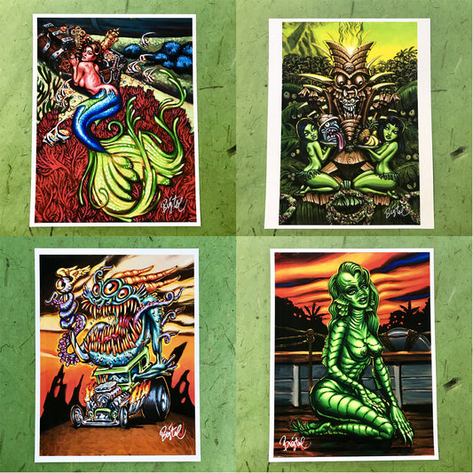 Art by Big Toe - Prints - 11"x14" Collection