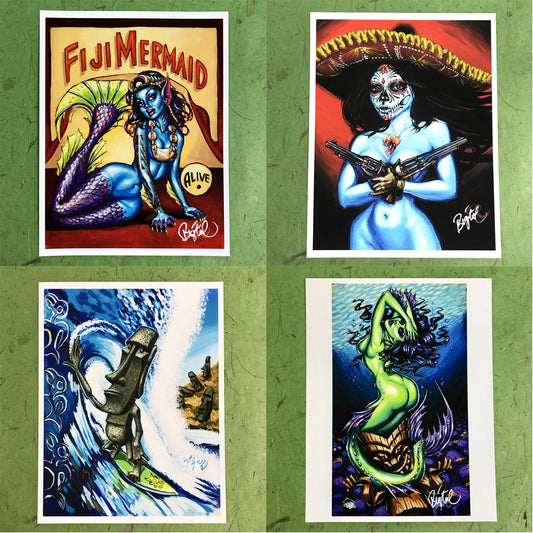 Art by Big Toe - Prints - 13"x19" Collection