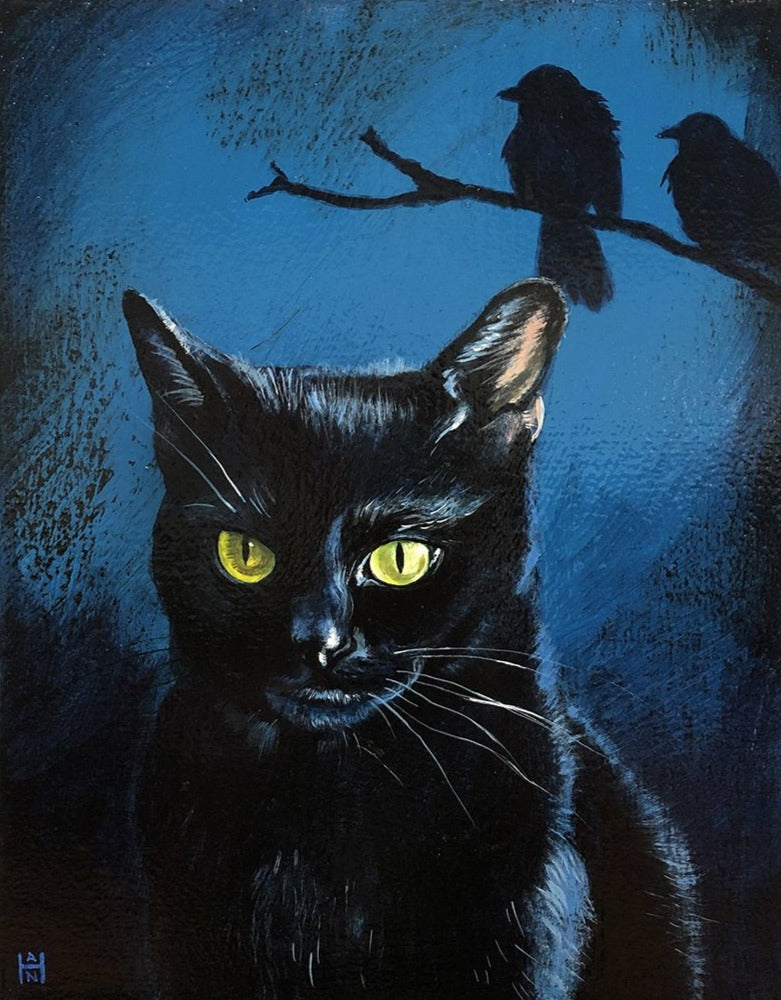 Best Friends Cat Greeting Cards by Stephanie Han