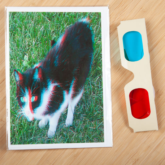 Cat 3D Greeting Cards by Phantom 3D