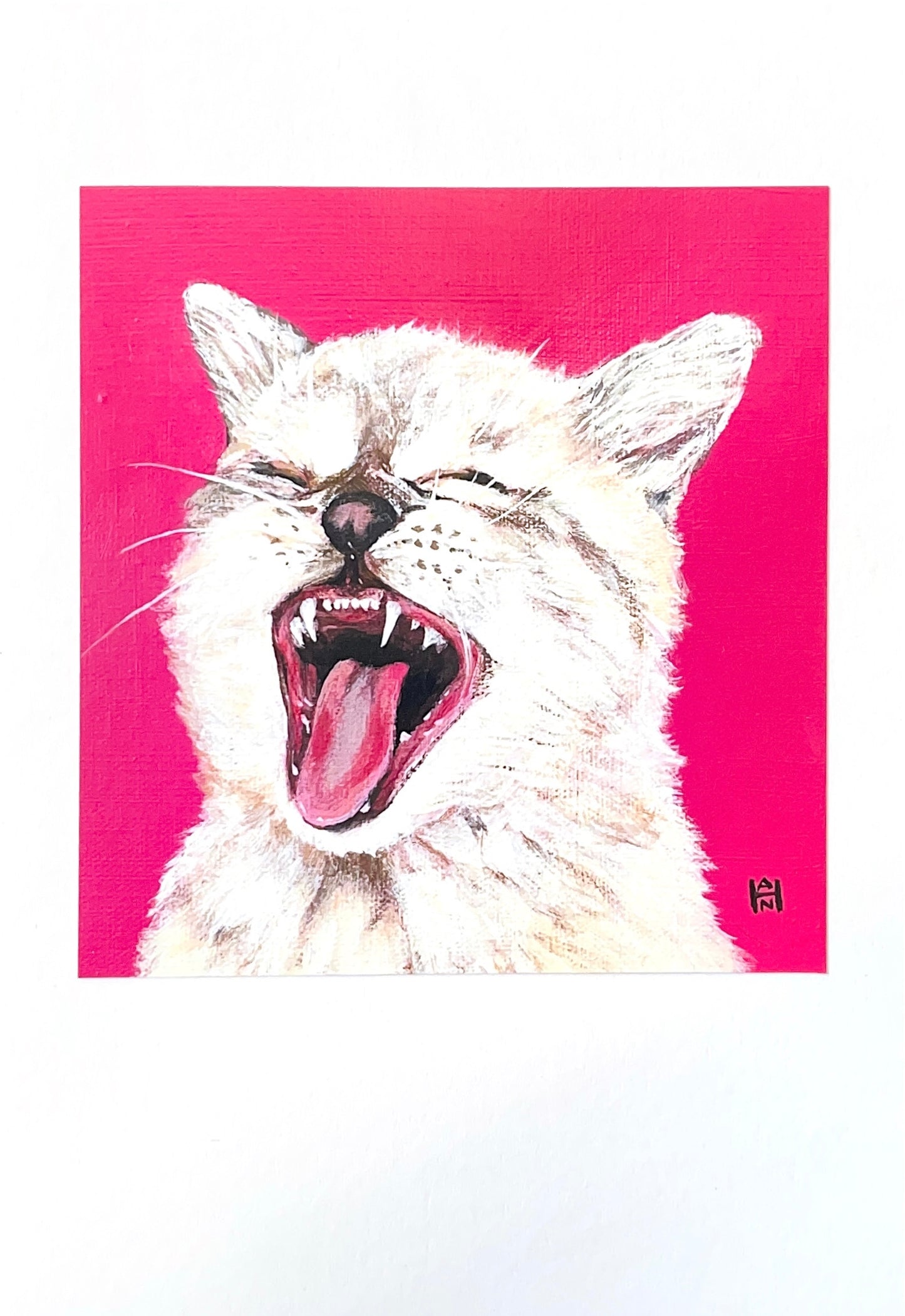 Best Friends Cat Greeting Cards by Stephanie Han