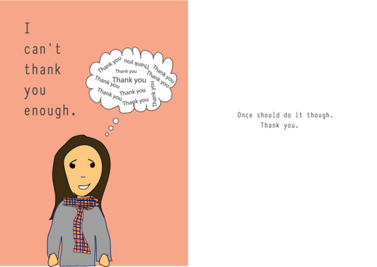 Thank You Cards by Yellow Grass Greetings