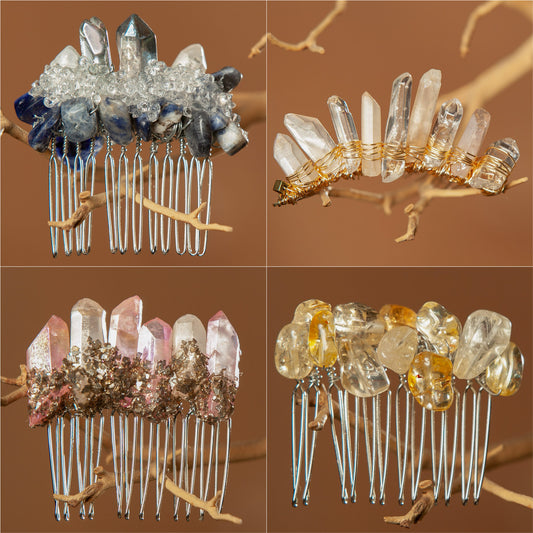 Crystal Hair Combs Collection