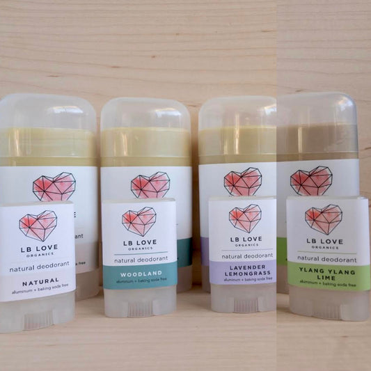 LB Love Organics Natural Deodorant Collection
