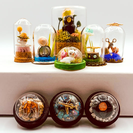 Neko Dome Figurine Vignette Collection