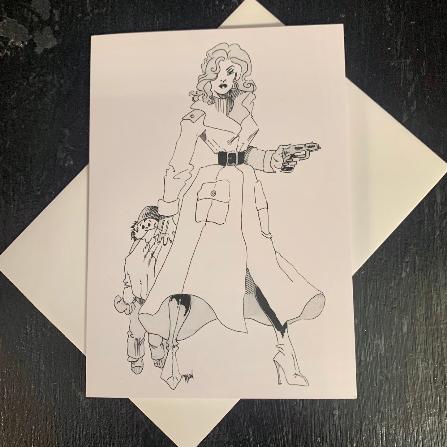 Original Art Greeting Cards by Embonpoint