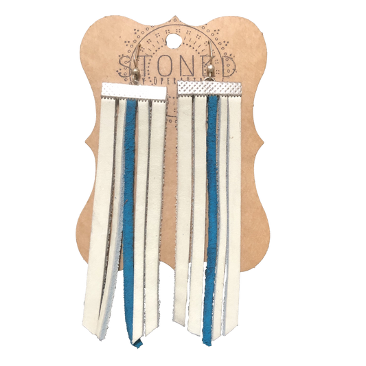 Fringed Leather Earrings Collection