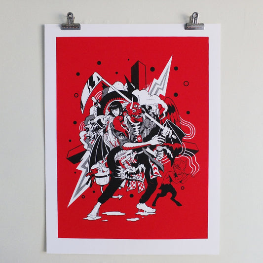 Gollo limited edition print by Joon the Goon