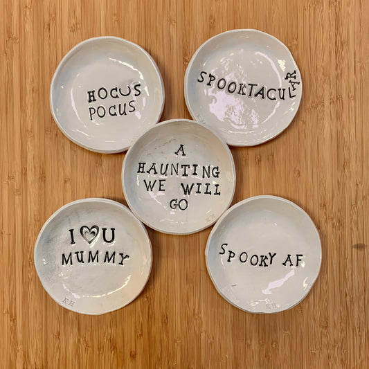 Attitude Ceramic Plates Halloween Collection