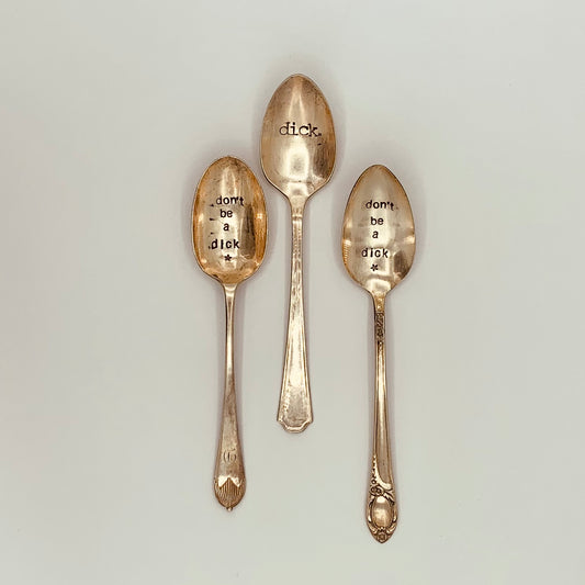 Richard Hand Stamped Upcycled Silverware by MJD