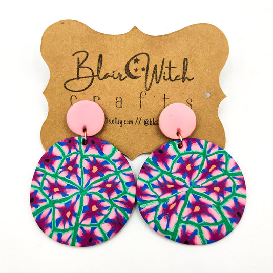 Polymer Clay Dangle Earrings