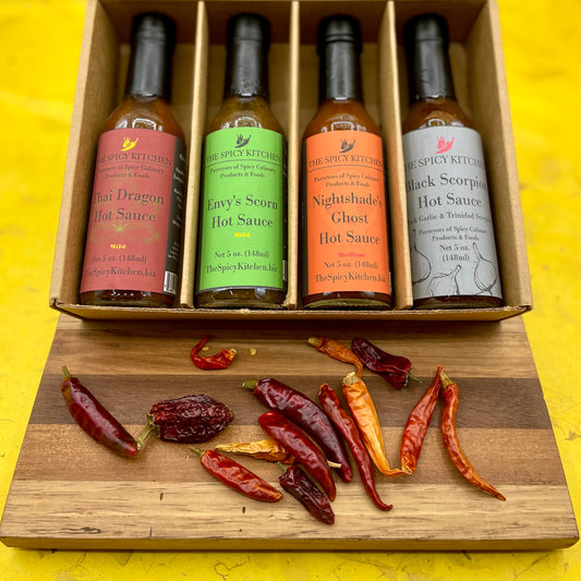 The Spicy Kitchen Hot Sauce Gift Set - Spice Lovers