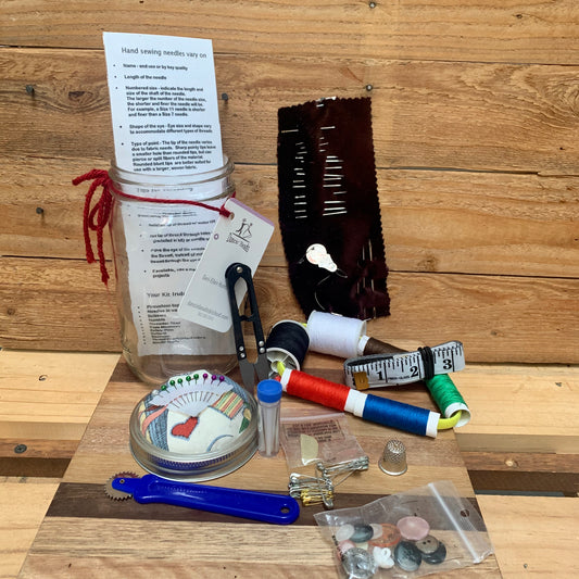 Dancin' Beads Mason Jar Sewing Kit Collection