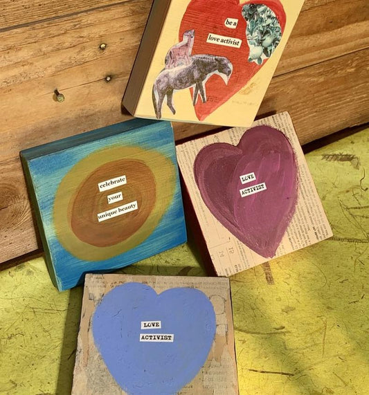 Love Activism Wood Art Collection