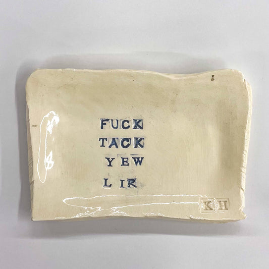 Attitude Ceramic Plates F-Bomb Collection