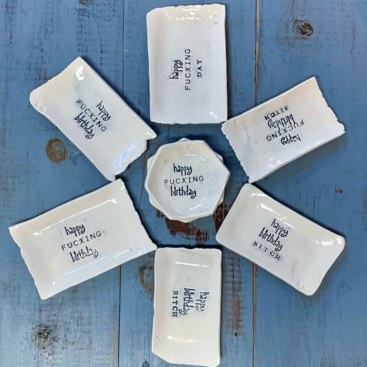 Happy Birthday Attitude Plate Collection