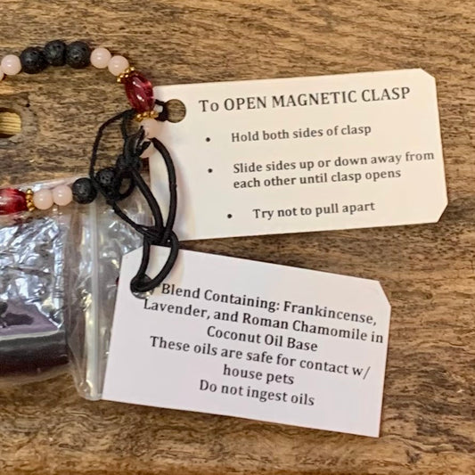 Dancin' Beads Lava Rock Bracelets with Essential Oil Collection