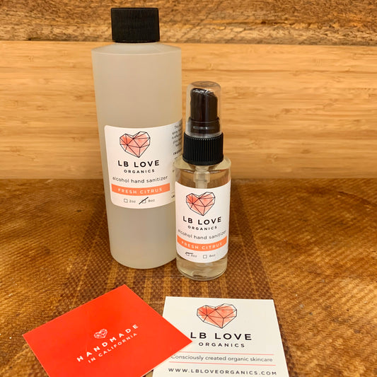 LB Love Organics Hand Sanitizer