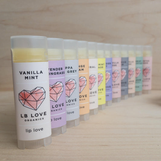 LB Love Organics Lip Balms