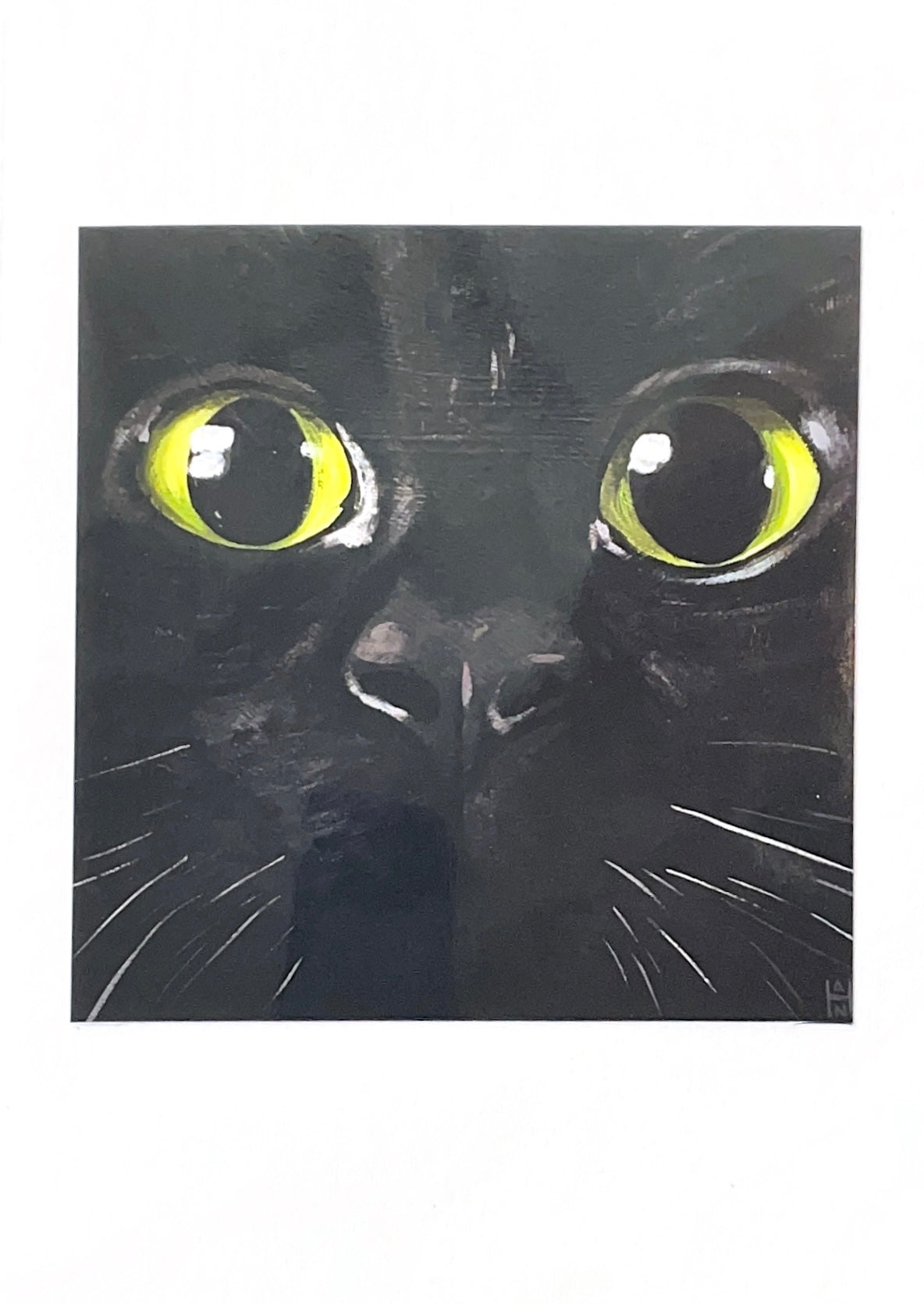 Best Friends Cat Greeting Cards by Stephanie Han