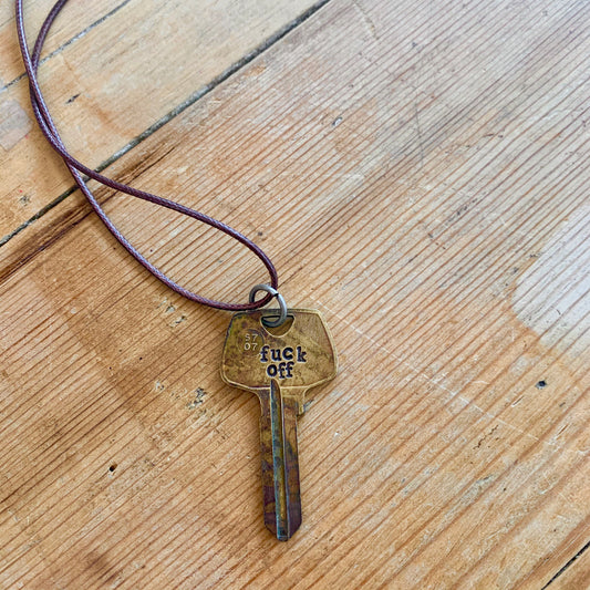 MJD Stamped Key Necklace Collection