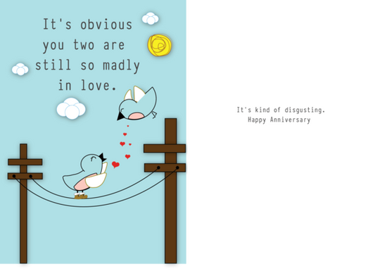 Love, Marriage, and Divorce Cards by Yellow Grass Greetings