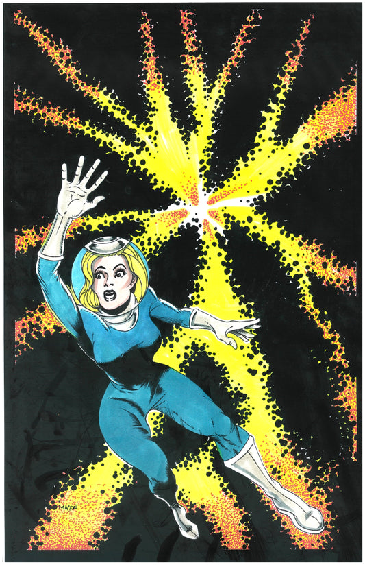 Marabou in Space Print