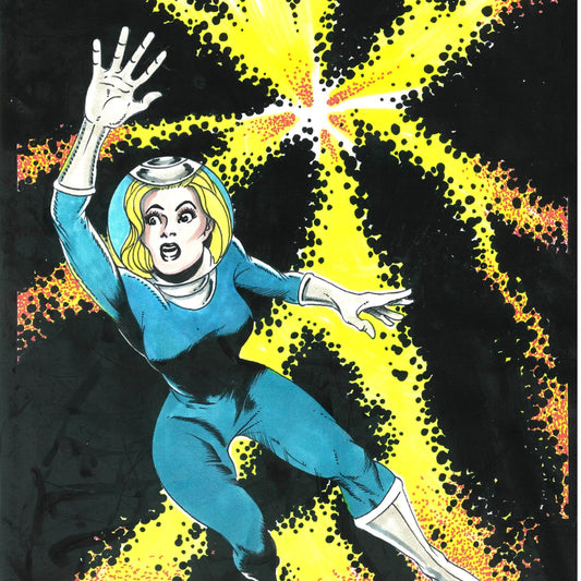 Marabou in Space Print