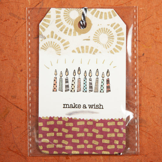 Birthday Handmade Gift Tags by Pat Wong