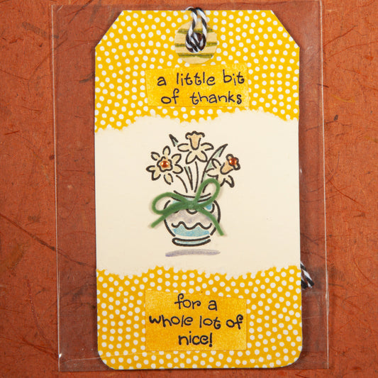 Thank You Handmade Gift Tags by Pat Wong