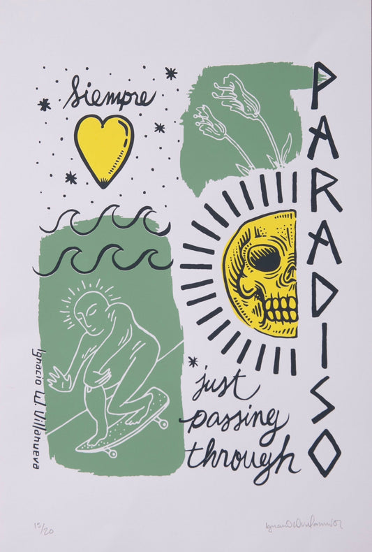 Siempre Paradiso Print by Ignacio Villanueva