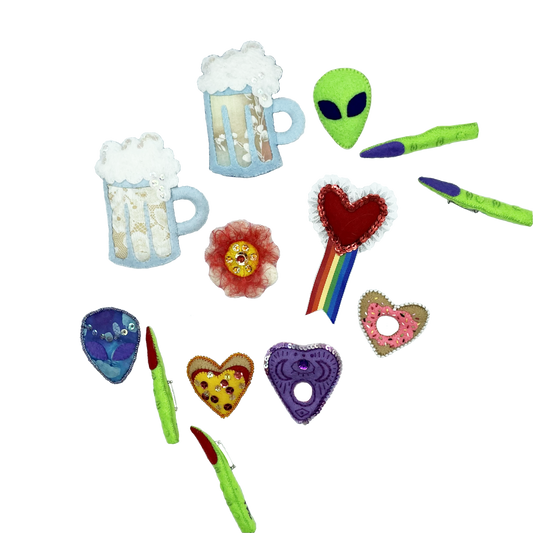 Felt Brooches by MeganLysbeth Crafts