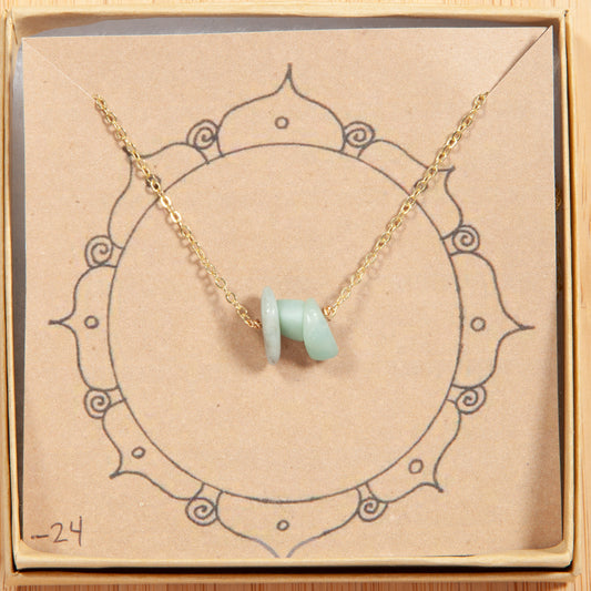 Gemstone Bar Necklace Collection