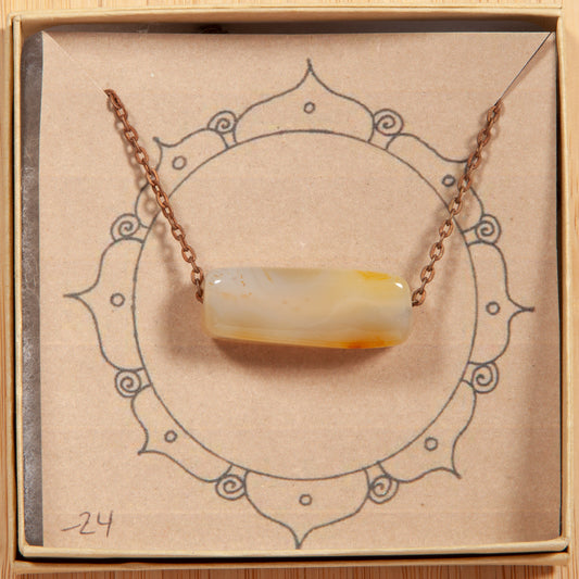 Single Stone Bar Necklace Collection