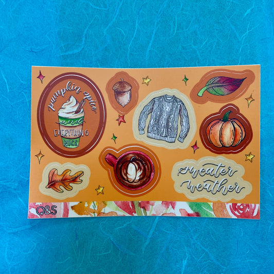 Quirks and Smirks Sticker Sheet Collection