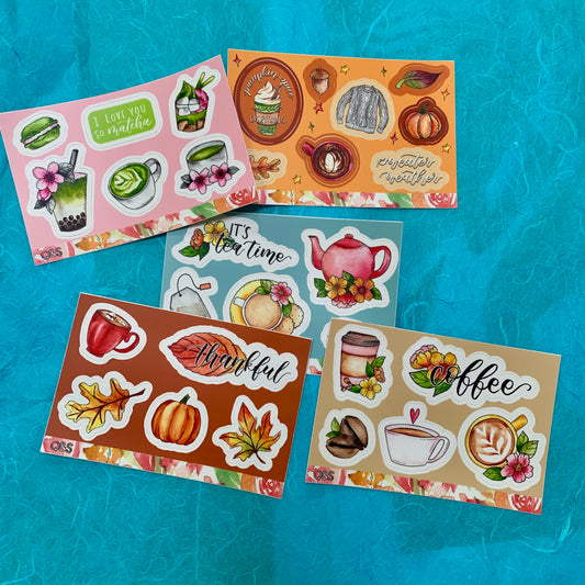 Quirks and Smirks Sticker Sheet Collection