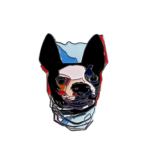 Dog Tattoo Art Enamel Pins by Ivana Tattoo