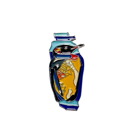 Bird Tattoo Art Enamel Pins by Ivana Tattoo