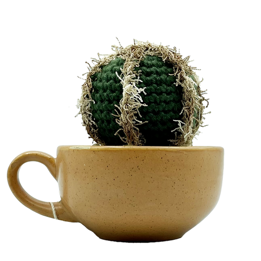 Small Crocheted Cacti by MeganLysbeth Crafts