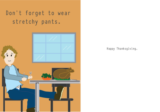 Thanksgiving Card by Yellow Grass Greetings