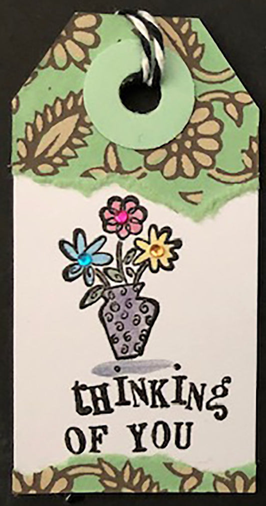 Miss You Handmade Gift Tags by Pat Wong