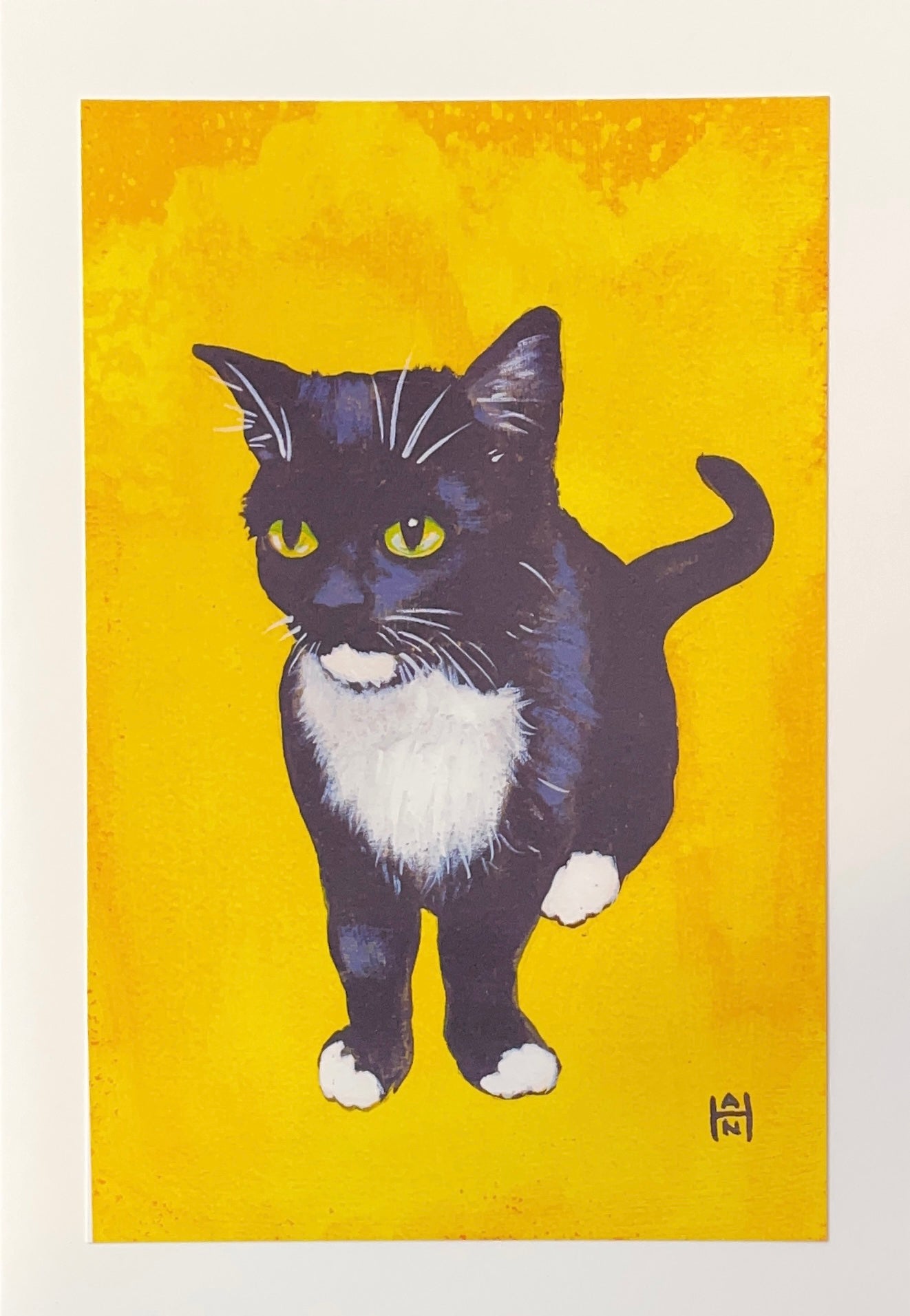 Best Friends Cat Greeting Cards by Stephanie Han