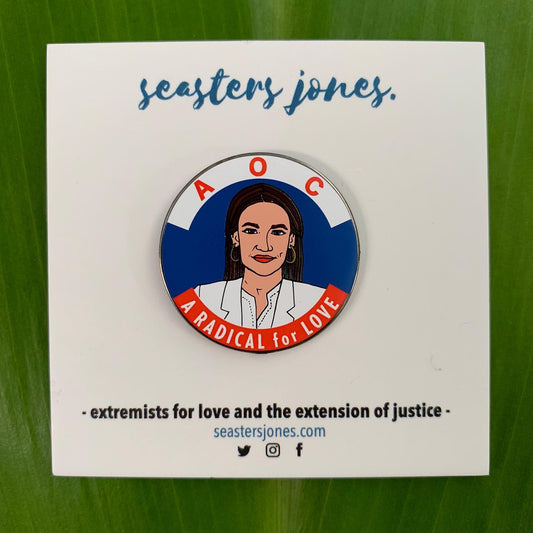 AOC Enamel Pin