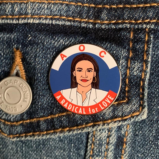 AOC Enamel Pin
