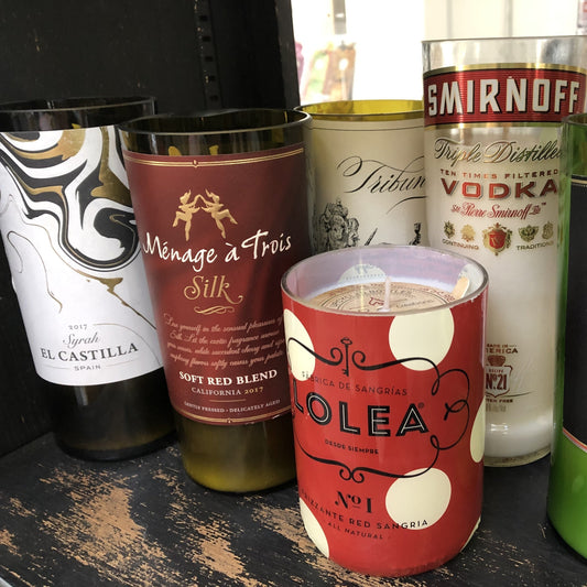 Scented Wine Bottle Candle Collection