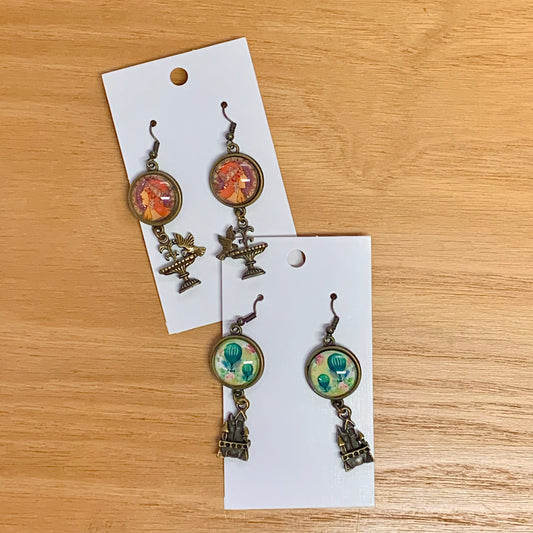 Dangler Earrings with charms