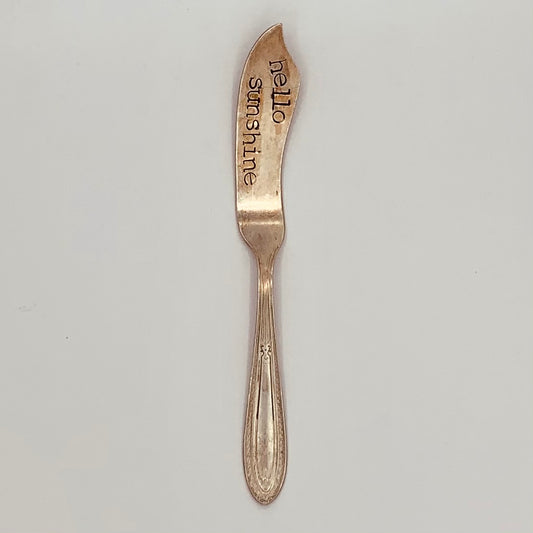 Inspiring Hand Stamped Upcycled Silverware by MJD