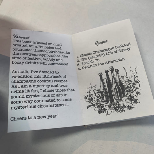 Champagne Cocktails 'Zine
