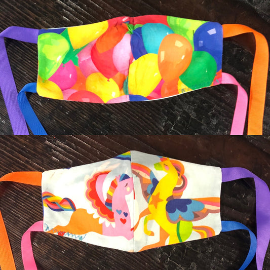 Romantic Rock Classic w Ties Face Covering Collection