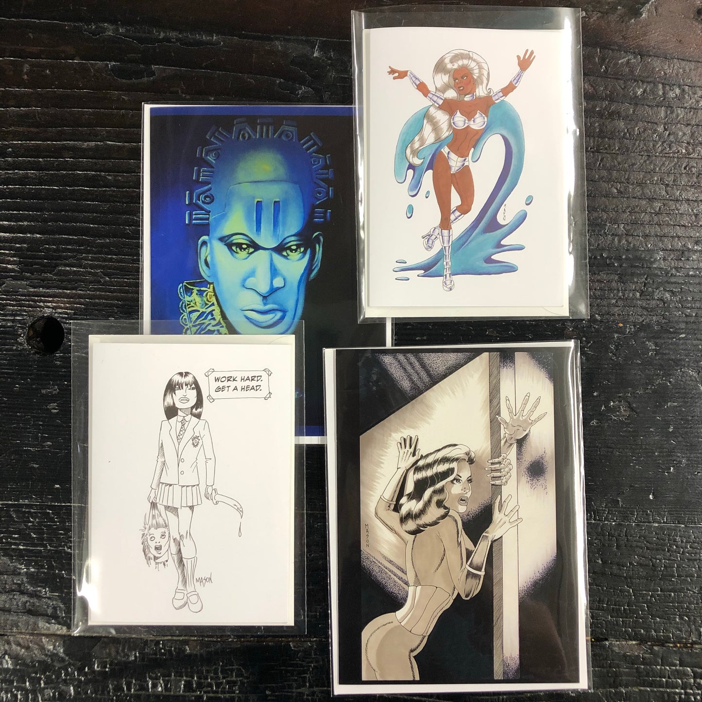 Original Art Greeting Cards by Embonpoint